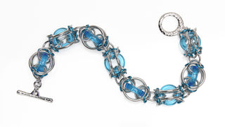 Arctic Sphere Bracelet (Component Kit- See description below) - Mhai O' Mhai Beads
