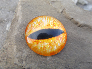 Cabochon (Glass)  *Dragon Eyes  40 mm Diam Size (See Drop Down for Color Options) - Mhai O' Mhai Beads
 - 1