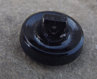 Button (Czech Glass) Heart  14 mm Diam (sold individually) - Mhai O' Mhai Beads
 - 2