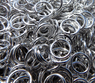 14g - Bright Aluminum Jump Rings   (See drop down for options). - Mhai O' Mhai Beads
