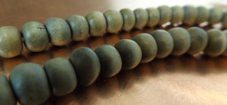 Indonesian / Bali Wood Beads (Vegetable Dyed Wood)  *Moss (See Drop Down For Size Options)