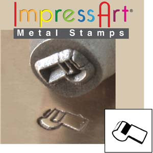 Whistle Design Stamp *6 mm - Mhai O' Mhai Beads
