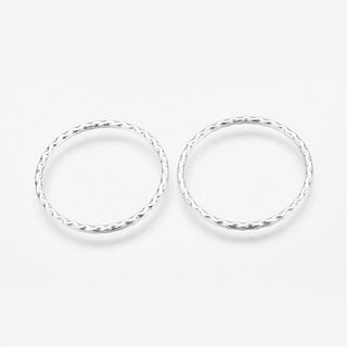 Tibetan Style Alloy Linking Rings, Worked Ring, Antique Silver, 30x2mm, Inner Diameter: 26mm.  Packed 20 Rings.