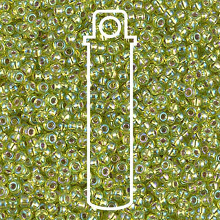 11/0 Miyuki Round Seed Beads  (S/L Chartreuse)  *approx 24 gram tube
