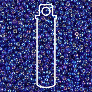 11/0 Miyuki Round Seed Beads  (S/L Cobalt AB)  *approx 24 gram tube