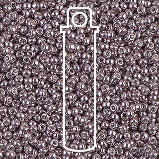 11/0 Miyuki Round Seed Beads (Galvanized Dusty Lilac)  *approx 24 gram tube