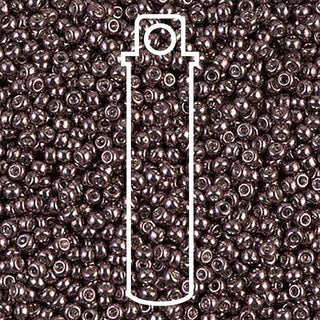 11/0 Miyuki Round Seed Beads (Galvanized Brown)  *approx 24 gram tube