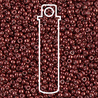 11/0 Miyuki Round Seed Beads (Galvanized Wine)  *approx 24 gram tube