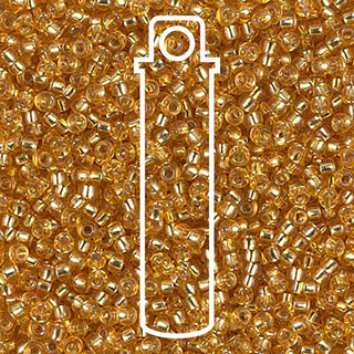 11/0 Miyuki Round Seed Beads (S/L *Silver Lined Dark Gold)  *approx 23 gram tube