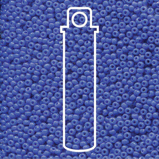 11/0  Miyuki Seed Beads  (Opaque Blue)  *approx 23 gram tube