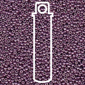 11/0 Miyuki Round Seed Beads (Duracoat Galvanized Eggplant)  *approx 23 gram tube