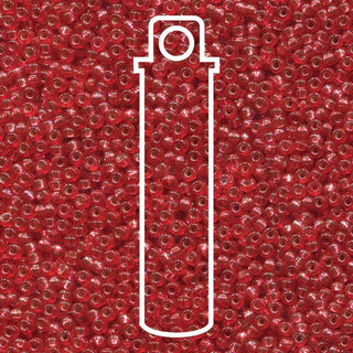 11/0 Miyuki Round Seed Beads (Duracoat S/L Dyed Melon)  *approx 24 gram tube