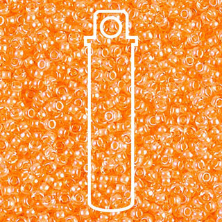 11/0 Miyuki Round Seed Beads (Luminous Creamsicle)  *approx 24 gram tube