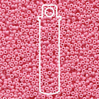 11/0 Miyuki Round Seed Beads (Duracoat Opaque Dyed Ballerina)  *approx 23 gram tube