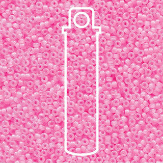 11/0 Miyuki Round Seed Beads ( Pink Ceylon)  *approx 24 gram tube