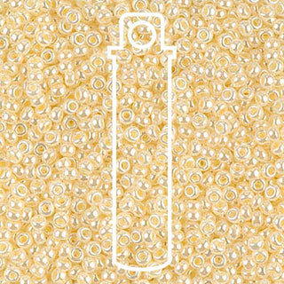 11/0 Miyuki Round Seed Beads (Butter Cream Ceylon)  *approx 23 gram tube