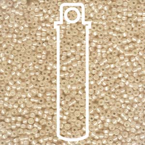 11/0 Miyuki Round Seed Beads (Light Topaz)  *approx 23 gram tube