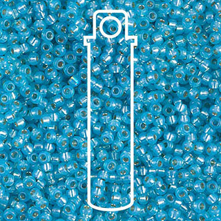 11/0 Miyuki  Round Seed Beads (Aqua)  *approx 24 gram tube
