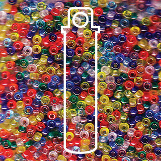 11/0  Miyuki Seed Beads  (Mix Rainbow)  *approx 24 gram tube