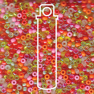 11/0  Miyuki Seed Beads  (Mix Tango)  *approx 23 gram tube