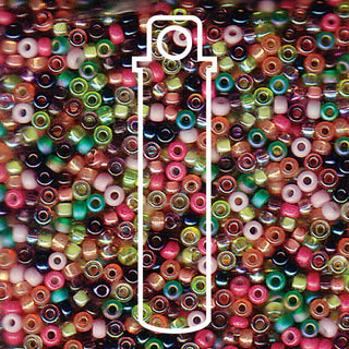 11/0  Miyuki Seed Beads  (Mix Lavender Garden)  *approx 24 gram tube