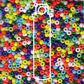 11/0  Miyuki Seed Beads  (Mix Opaque Rainbow)  *approx 24 gram tube