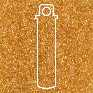 15/0 ROUND MIYUKI (Transparent Light Topaz) *Like DB702 -APX 8.2GM