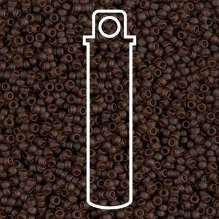 15/0 ROUND MIYUKI (MATTE Transparent Taupe) -APX 8.2GM