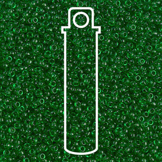 15/0 ROUND MIYUKI (Transparent Green) -APX 8.2GM