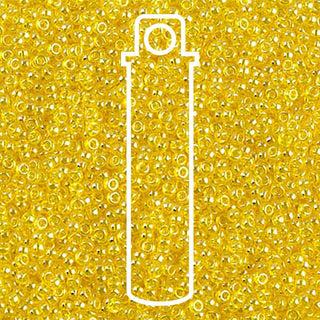 15/0 ROUND MIYUKI (Transparent Yellow Luster) -APX 8.2GM