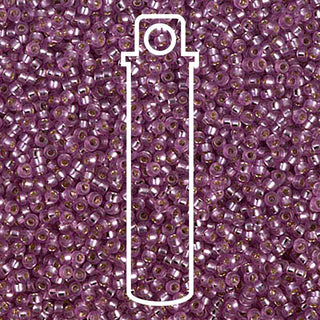 15/0 ROUND MIYUKI (Dyed SF S/L Lavender) -APX 8.2GM