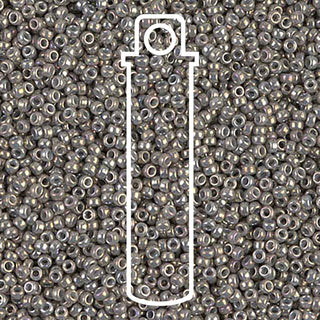 15/0 ROUND MIYUKI (Galvanized Grey/ Gray Luster) -APX 8.2GM