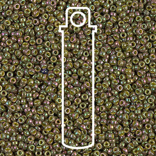 15/0 ROUND MIYUKI (Olive AB) -APX 8.2GM