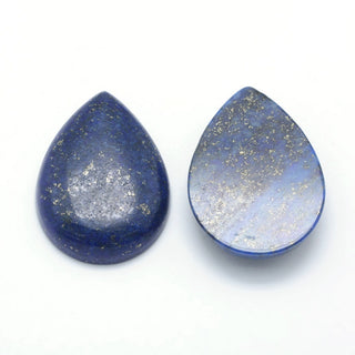 Cabochon *(Lapis Lazuli)  "Tear Drop" Shape.  35 x 25 x 7mm approx.