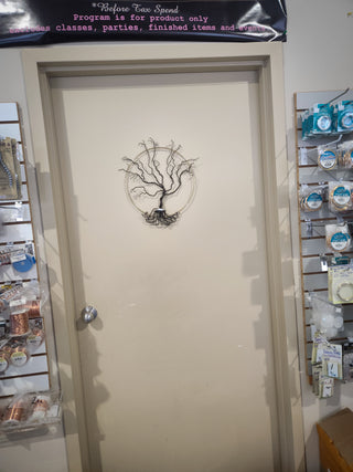 Full Size (1 Foot Diam Ring) wire Weaving "Tree of Life" Wall Hanging .   Saturday  Jan 13th.   2:30- 5pm.