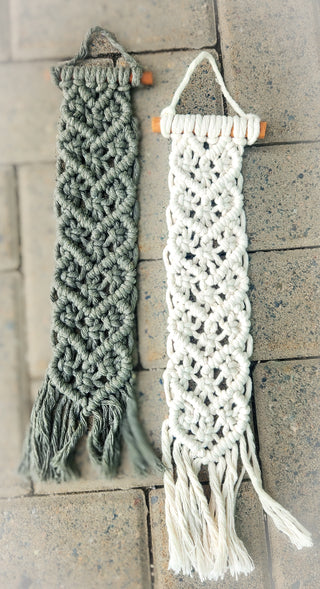 CLASS: Intro to "Modern Macrame!"- Learn 2 knots to create a beautiful wall hanging!   Sat. March 9th 2:30-4:30pm.  *with guest instructor: Irena Pawul