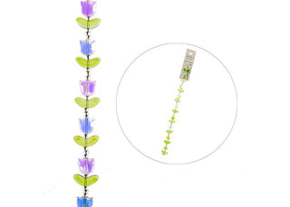 Crystal Lane DIY Flower 7in Bead Strand Tulip Crystal AB, 14x16mm, (9 Pieces).