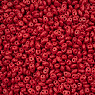 SuperDuo *  Alucolour Scarlet Red   (Czech)  2.5 x 5mm  *22 gr tube