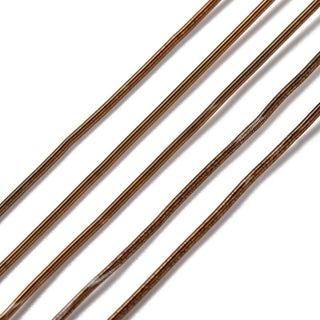French Wire Gimp Wire, Flexible Copper Wire,  18 Gauge(1mm).  *Great for Pearl Knotting.  (22" length).  *See Drop down for color options