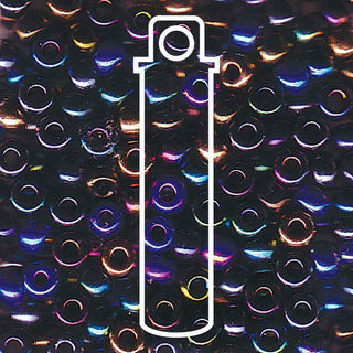 Seed Bead (MIYUKI 6/0)  Round.  (Mix Heavy Metals)  20gm tube.