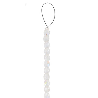 Czech Fire Polish 4mm.  Crystal AB  (40 Beads/ Strand)