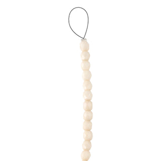 Czech Fire Polish 4mm.  Chalk Beige  (40 Beads/ Strand)