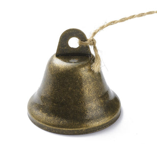 Iron Bell Wind Chimes, Witch Bells, Wind Chime Bells... Even pet training Bells! , with Jute Cord, Antique Bronze, 270mm