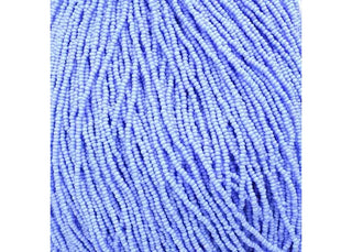 11/0 Czech (Op. Pale Blue) 6 String/Hank  *Approx 17 gr