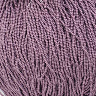 11/0 Czech  (Op Mauve) *also called Op. Light Purple.  6 String/Hnk -Approx 19 Grams