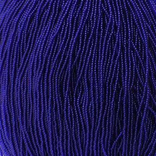 11/0 Czech (Transparent Royal Blue)  6  String/Hnk -Approx 17 Grams