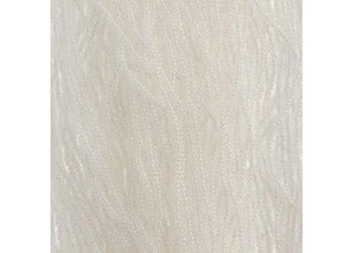 11/0 Czech  (Opaque Pearl White)  6 String/Hank -Approx 17 Grams