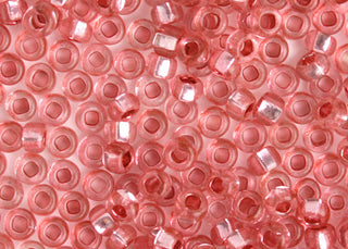 11/0 Czech  (S/L  Pink- Square Hole)  6 String/Hank -Approx 17 Grams