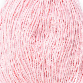 11/0 Czech  (Light Pink Solgel) 6 String/Hank -Approx 17 Grams
