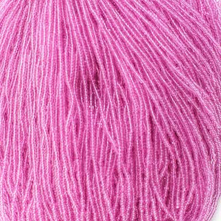 11/0 Czech  (Transparent Violet Dyed Solgel) 6 String/Hank -Approx 17 Grams